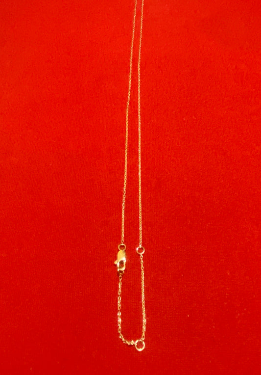DIAMOND FETISH SOHO COLLECTION FINE GOLD CHAIN