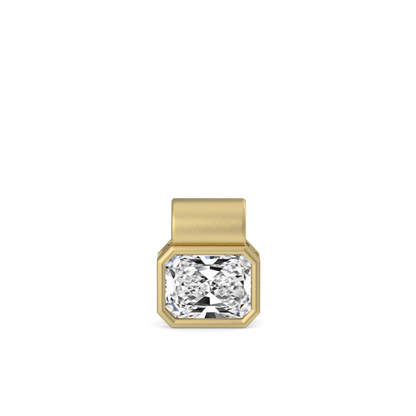 DIAMOND FETISH SOHO PENDANT, RADIANT CUT DIAMOND SET IN 14K GOLD.